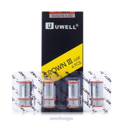 UWELL België - UWELL CROWN 3 spoelen (4-pack) 0,25 ohm RNNN91