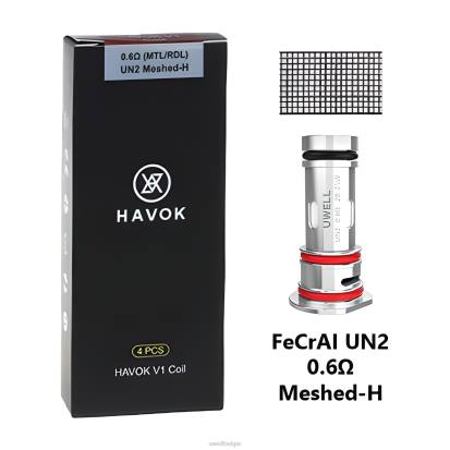 UWELL België - UWELL HAVOK V1 spoelen (4-pack) 0,6 ohm RNNN151