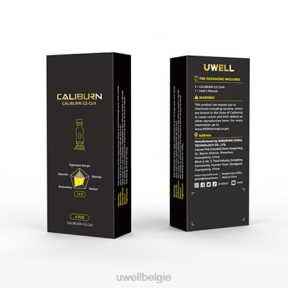 UWELL Brussel - UWELL CALIBURN G2 spoelen | 4-pack un2 mesh-h 1,2 ohm RNNN2