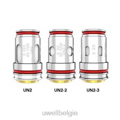 UWELL Disposable Vape - UWELL CROWN V spoel | 4-pack un2-3 meshed 0.2ohm RNNN69