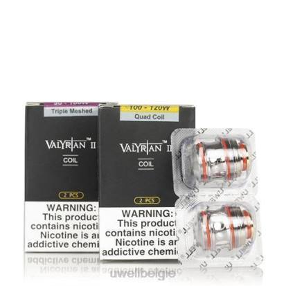 UWELL Vape Flavours - UWELL VALYRIAN 2 vervangingsspoelen (2-pack) un2-3 drievoudig mesh 0,16 ohm RNNN30