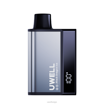 UWELL Brussel - UWELL DL8000 wegwerp damp zwart drakenijs RNNN282